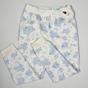 Janie and Jack Disney Alice In Wonderland Toile Jogger Size 6 Brand New Tags HTF